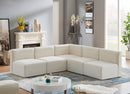 Quincy Cream Velvet Modular Sectional