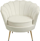 Gardenia Cream Velvet Chair