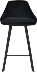 Viviene Black Velvet Stool