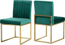Giselle Green Velvet Dining Chair image