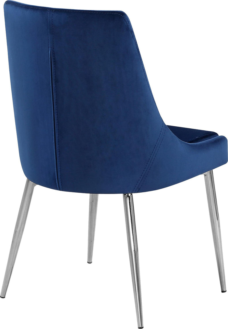 Karina Navy Velvet Dining Chair