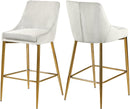 Karina Cream Velvet Stool image