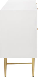 Modernist White Gloss Dresser