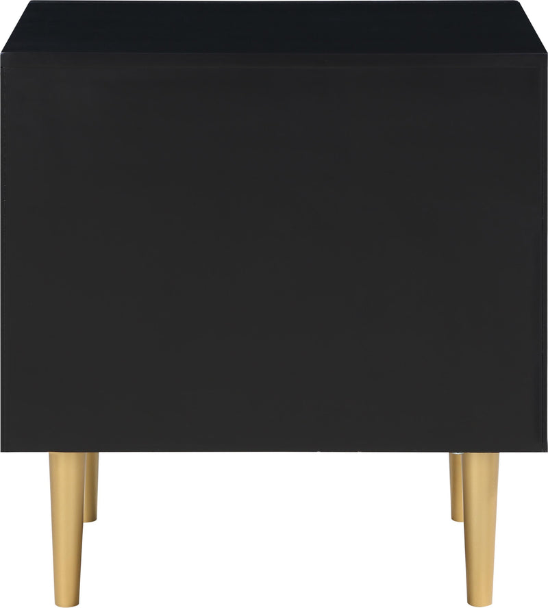 Zayne Black Night Stand