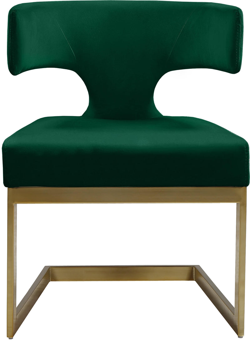 Alexandra Green Velvet Dining Chair