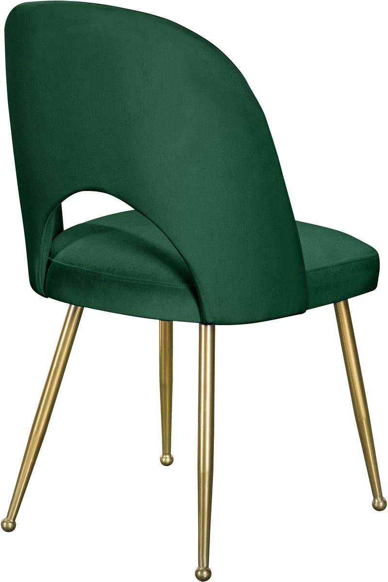 Logan Green Velvet Dining Chair