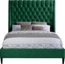 Fritz Green Velvet Full Bed