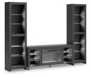 Cayberry Entertainment Center with Electric Fireplace