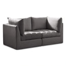 Jacob Grey Velvet Modular Sofa