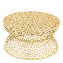 T3704-35 COFFEE TABLE GOLD