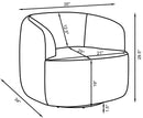 Hudson Swivel Accent Chair