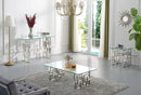 Alexis Chrome Coffee Table