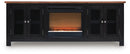 Wildenauer 76" TV Stand with Electric Fireplace
