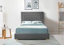 Nora Grey Velvet Full Bed