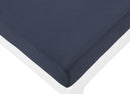 Nizuc Navy Waterproof Fabric Outdoor Patio Aluminum Armless Chair