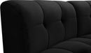 Limitless Black Velvet 15pc. Modular Sectional