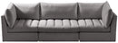 Jacob Grey Velvet Modular Sofa