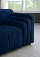Naya Navy Velvet Chair