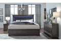 Pompei Queen Bed, Dresser, Mirror and 2 Nightstands