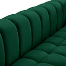 Gwen Green Velvet Loveseat