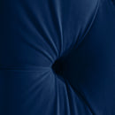 Fritz Navy Velvet King Bed