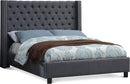 Ashton Grey Linen King Bed