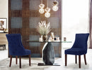 Hannah Navy Velvet Dining Chair
