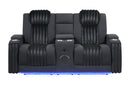 U8000 Pwr Console Rec Loveseat with PHR, LED and Speaker