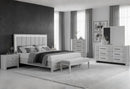 Elsie Grey Bed with LED