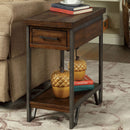 Dundalk Dark Oak Side Table - Star USA Furniture Inc