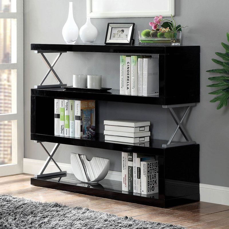Niamh Gray/Black 4-Layer Shelf