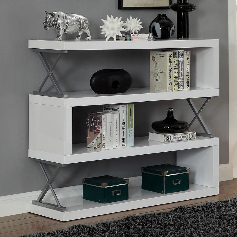 Niamh Gray/White 4-Layer Shelf