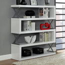 Niamh Gray/White 5-Layer Shelf - Star USA Furniture Inc