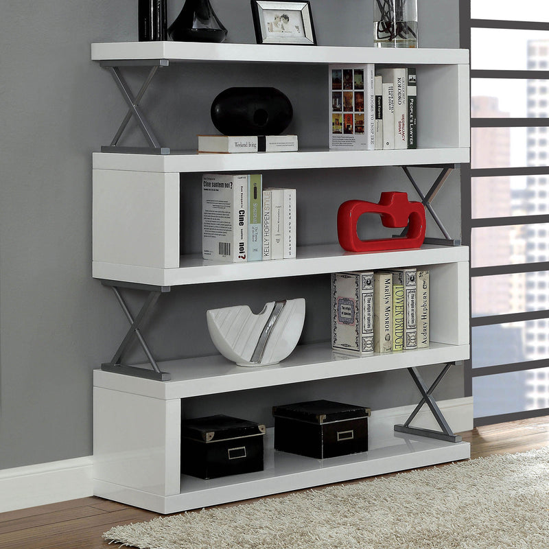 Niamh Gray/White 5-Layer Shelf