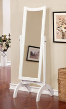 Benita White Standing Mirror - Star USA Furniture Inc