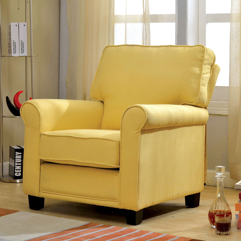 BELEM Yellow Single Chair w/ Yellow