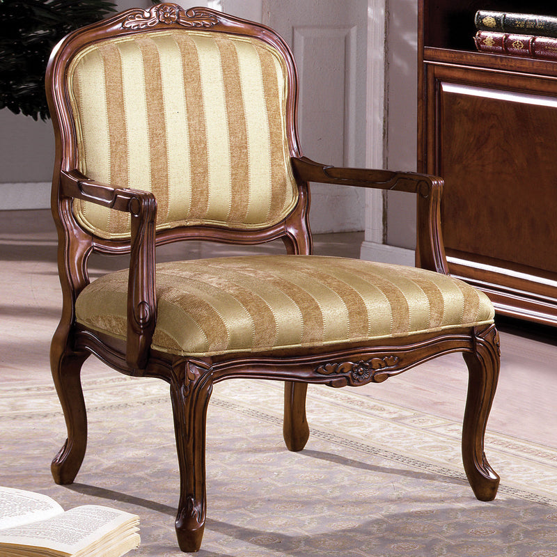 Burnaby Tan/Pattern Accent Chair
