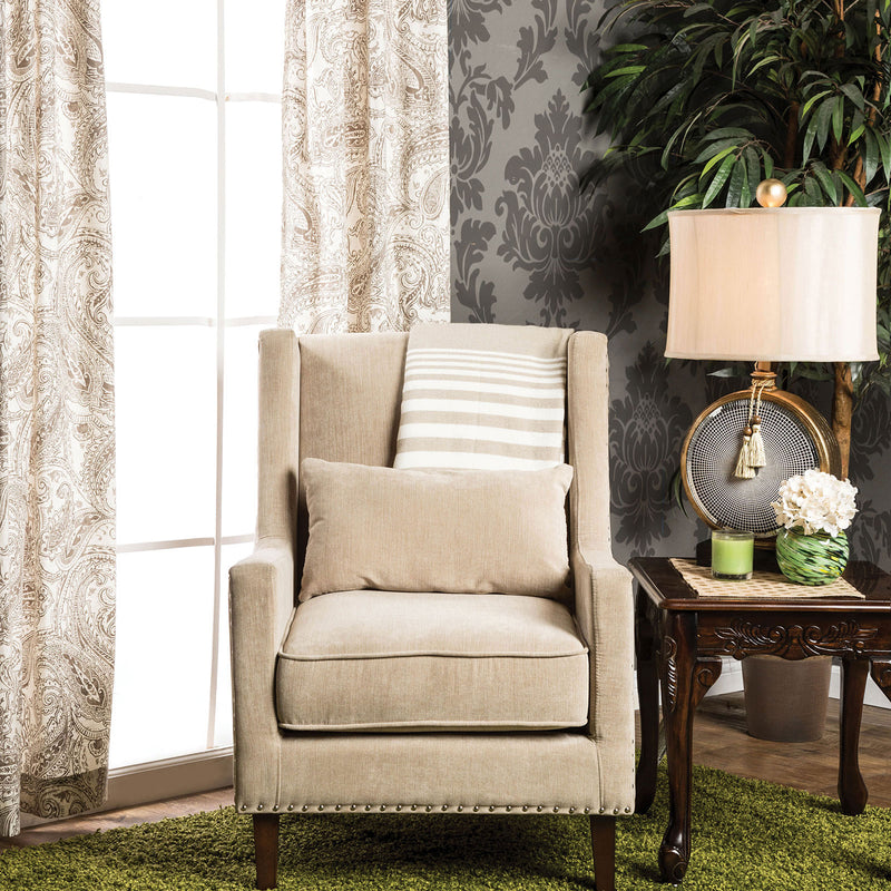 TOMAR Ivory Accent Chair