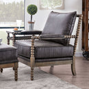 Tarragona Warm Gray Accent Chair - Star USA Furniture Inc