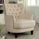 ODELIA Beige Accent Chair - Star USA Furniture Inc