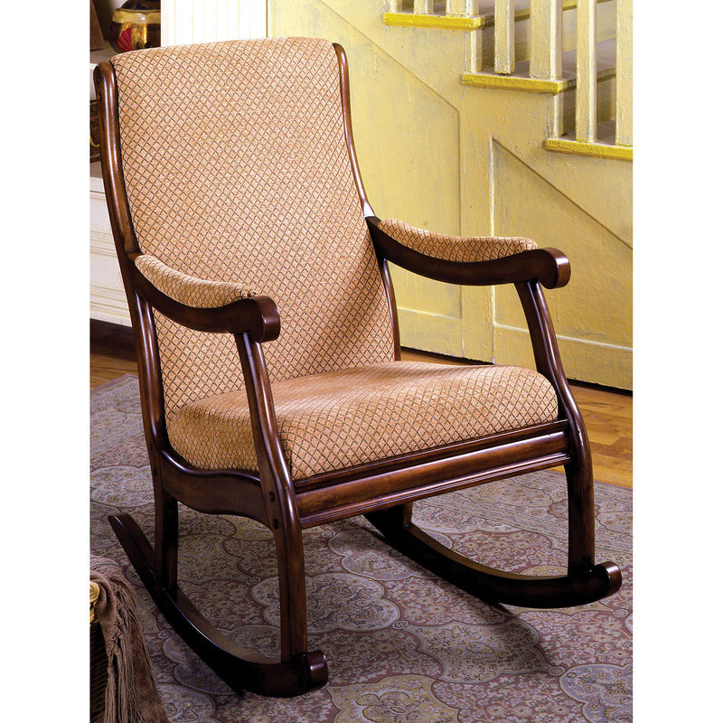 Liverpool Antique Oak Rocking Chair - Star USA Furniture Inc