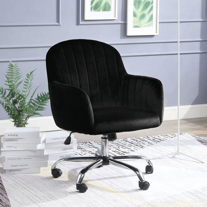 Valery Black Office Chair - Star USA Furniture Inc