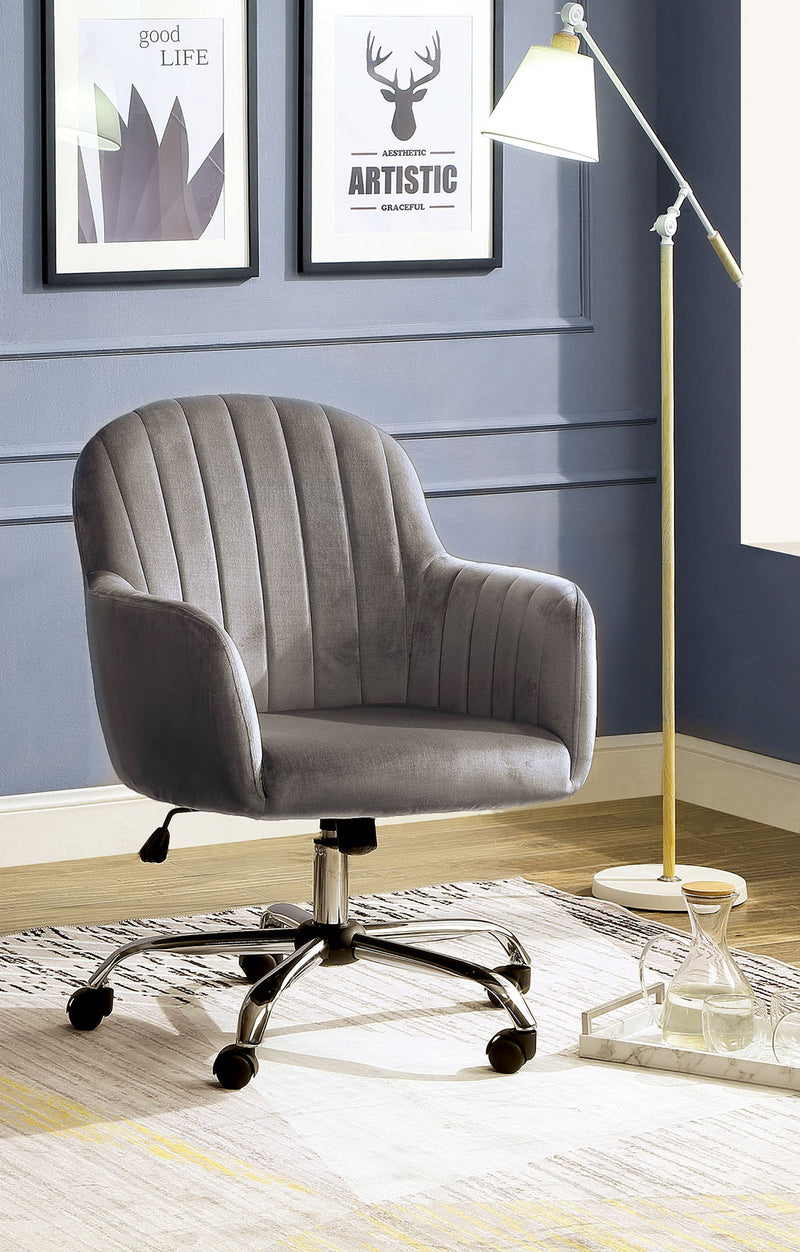 Valery Gray Office Chair - Star USA Furniture Inc