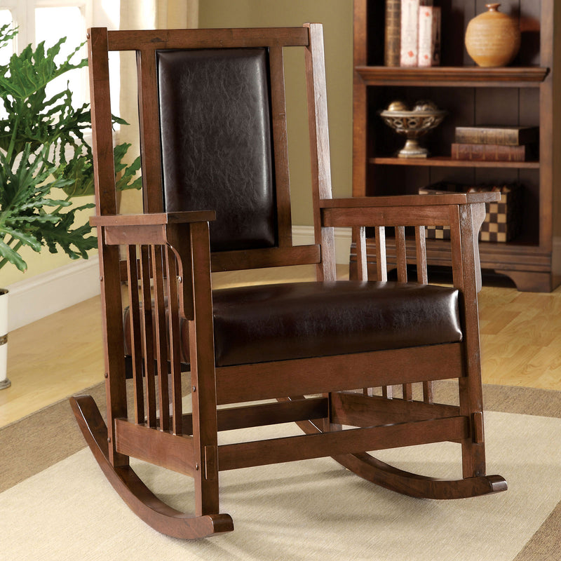 Apple Valley Espresso/Walnut Accent Chair