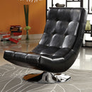 Trinidad Black Swivel Accent Chair - Star USA Furniture Inc