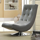 Trinidad Gray Swivel Accent Chair - Star USA Furniture Inc