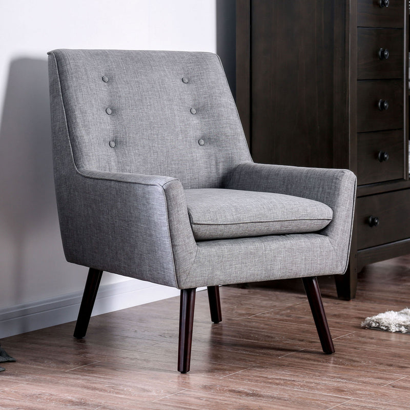 Ellery Gray Accent Chair - Star USA Furniture Inc