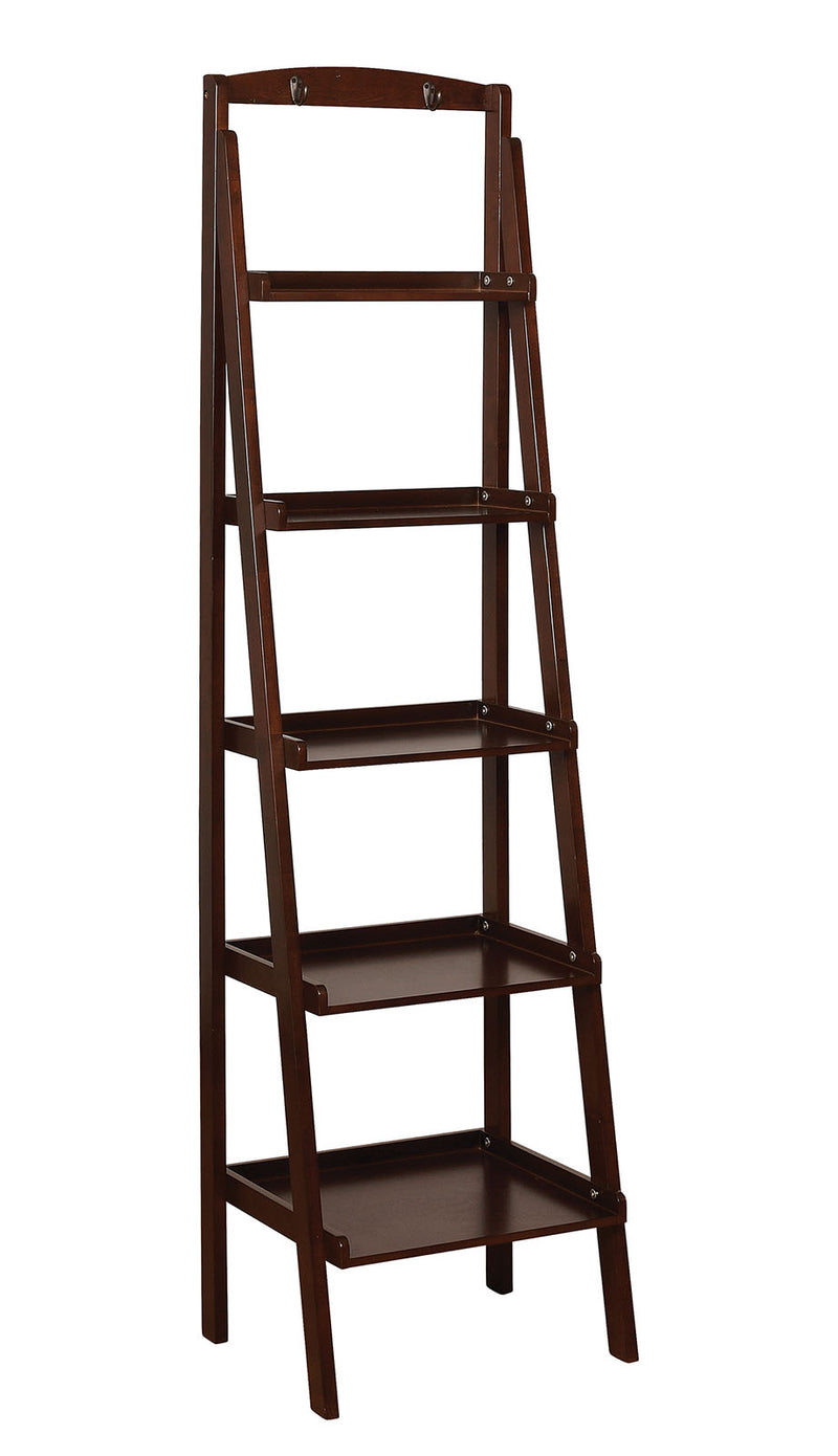 Theron Espresso Ladder Shelf
