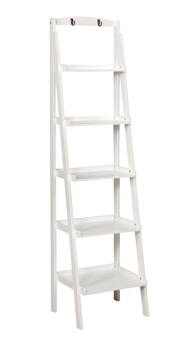 Theron White Ladder Shelf