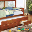 UNIVERSITY Oak Trundle w/ 3 Drawers - Star USA Furniture Inc